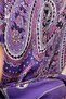 Velora Scarf Ethnic Purple 90X90 - 5