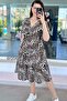 V-Neck Viscose Dress 6Y204