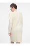 Rochie pulover crem - 7