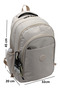 Luxury Satin Water Repellent Fabric Large Size Backpack Middle School High School School Bag / 16500 - 3