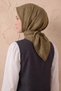 Soft Scarf Lina Flora Fern Green 90X90 - 3