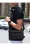 9670 Sling Bag for Men, Water Resistant Anti-Theft Crossbody Shoulder Bag with Glasses Slot, 2L Compact Outdoor Daypack – Black - 2