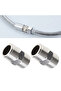 2 Pcs Shower Hose Extension Pipe Universal Hose Extender Bathroom Accessories For DIY Showers Bat... - 4