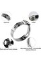 60pcs Stainless Steel Single Ear Hose Clamp Set Adjustable Gear Pipe Clamps Cinch Clamp Rings for... - 4