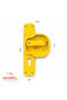 (10 Pieces) School Door Handle – Child-Safe, Safety-Resistant Plastic Door Handle for Nursery, Kindergarten, and Classroom Doors - Yellow - 7