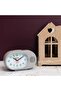 GWC26019 Bell Alarm Clock with Silent Non-Ticking, White/Black - 3