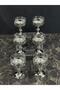 6-Piece Silver Footed Dessert Bowl Luxury Glass Serving Bowl - Stylish Snack Bowl - 200 Cc - 2