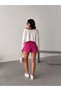 Short Pink Flexible Short Skirt - 4