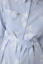 Striped Belted Shirt Dress Blue Tunic 1616 - 4
