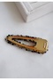 Crystal Stone and Sequin Detail Metal Knob Buckle (8cm) - 3