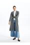 Shawl Collar Plain Long Sleeve Oversize Women's Knitwear Cardigan (W4) - 2