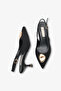 Tessa Women's Accessory Heeled Shoes - Black Nubuck - 4