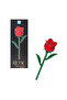 Block flower red rose - 2