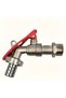 G1/2 Ball Valve Garden Hose Faucet, Zinc Alloy Outdoor Water Tap with High Flow, for Garden Lawn ... - 7