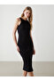 Crew Neck Dress - 2