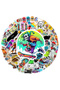 50 Skateboard Graffiti Stickers Pack - Street Art Style Stickers, Suitable for Skateboards / Lapt... - 4