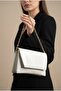 Women's White Color Chain Strap Stylish Hand and Shoulder Bag - 5