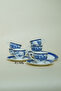 Blue New Bone 6-Person Coffee Cup Set Turkish Coffee Presentation Set - 2