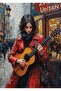 1000 Piece Red Guitarist Woman Puzzle - 41195 - 3