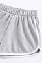 Girl's Combed Cotton 2-Piece Basic Set: Top and Shorts with Crop Ribbed Trim - 4