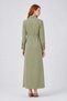 Women's Contrast Stitched Shirt Dress Çağla 31347 - 5