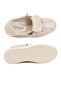 Ecru Genuine Leather Anatomical Women's Casual Shoes Z096 Z - 5