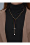 Artificial Pearl Necklace Y Illusion Decoration - 4