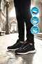 Mcjamper Black and White Lace-Up Lightweight Flexible Men's Sports Shoes 2433 m