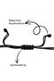 Selenite Stone Natural Stone Macrame Braided Unisex Adjustable Bracelet - 2