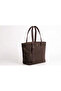 Waxed Canvas Shoulder Bag - Magnetic, Daily Use, Extra Pocket, Tote Bag - 7256 - 4