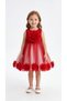 Glittery Tulle Floral Girl's Dress