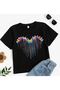 Kids Unisex Printed T-Shirt - Black - 2