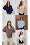 Women's Single Pocket Oversize Shirt Loose Long Sleeve Summer Casual Shirt - 4