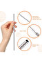 31 cm Extra Long Stainless Steel Straw Set – 3 Pieces (Curved + Straight + Brush) - 3