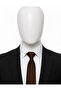 Brown Plain Elastic Ready-Tied 6 cm Wide Tie - 2
