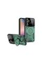 Samsung Galaxy S24 Fe Case Joy Lens Stand Cover - Dark Green