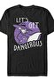 Men's "Let's Get Dangerous" Duck Pattern T-shirt