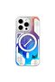Magnetic Galaxy Magic Quicksand Slim Case for iPhone 16 Pro - Glow in the Dark Shockproof Cover
