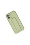 Apple iPhone 12 Case Coco Leather Stand Cover - Water Green - 2