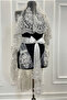 White Luxury Vip Deluxe Bridal Veil Set, Henna Night Veil 6 Piece Full Set