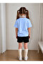 Girl's T-Shirt and Shorts Set, Printed Cotton, Summer Casual Fit Combination - 2