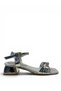 114 Girls' Silver Heeled Evening Dress Shoes - 2