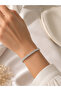 Silver Color Baguette Waterway Full Tour Bracelet - 3