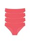 Glb-Stl41414 4 Pieces Super Eco Set Lycra Women's Slip Panties Red