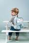Kids Canvas Backpack Elphee Blue - 5