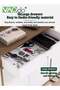Shoe Cabinet with Door and Drawer, Large Capacity Freestanding Shoe Cupboard, Open Countertop Storag - 7