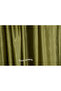 Saten Fonluk Pi̇lesi̇ze Dark Green Color Single Wing Background Curtain Width 200 cm Length 260 cm - 2