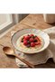 Yamatsu White Porcelain Oatmeal Bowl with Golden Rim — 6 Inch | Premium Dining Servewaregolden rim 6 inch - 2