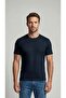 5-Pack Premium 100% Organic Cotton Basic Slimfit White-Khaki-Black-Navy Blue-Smoked Men's T-Shirt - 5