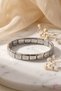 Starry Stainless Steel Italian Charm Bracelet 18cm Silver - Unisex Italian Bracelet with Charms - 5